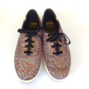 Keds x Kate Spade Glitter Lace-Up Sneakers / Shoes